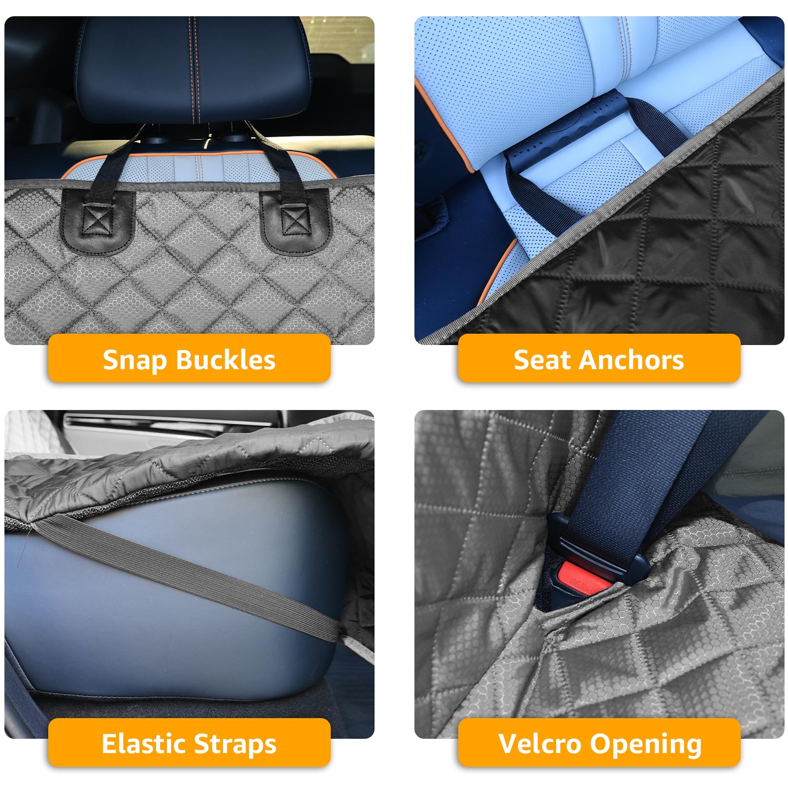 PETICON Dog Car Seat Covers for Truck Ford F150/Chevrolet Seat
