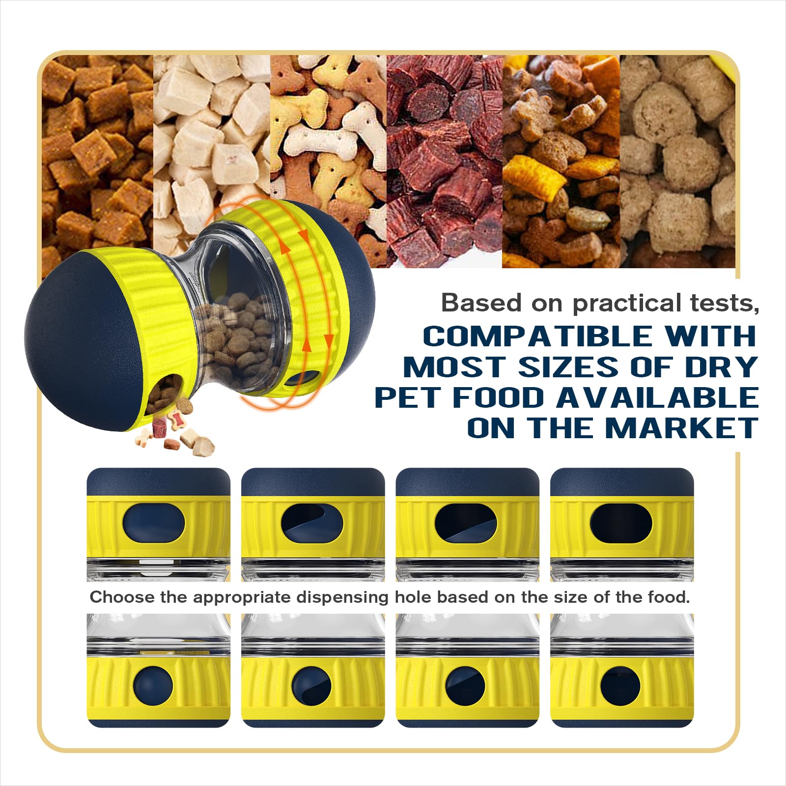 TLKNG Large Size Dog Enrichment Toy for Medium/Small Dogs Dispenser