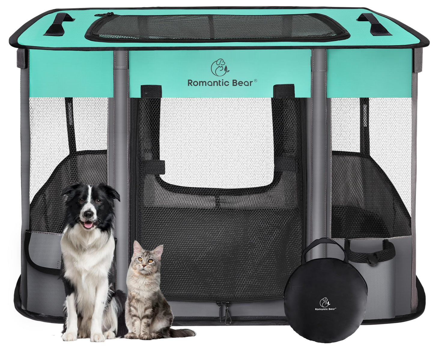 Dog Playpen,Pet Playpen,Foldable Dog Cat Playpens,Portable Exercise
