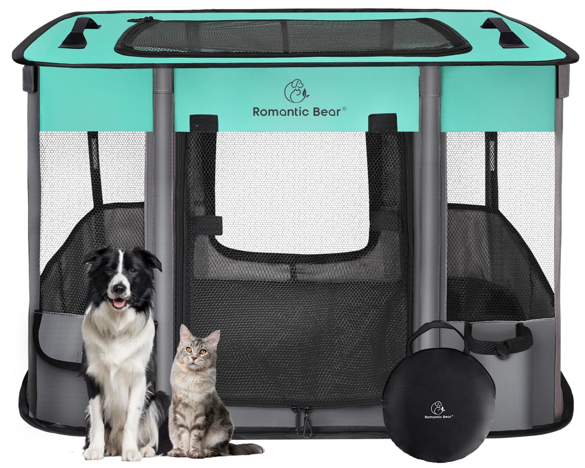 Dog Playpen,Pet Playpen,Foldable Dog Cat Playpens,Portable Exercise