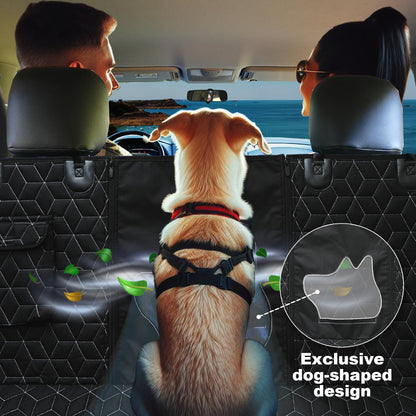 Dog Seat Covers for Back Seat,Pet Hammock for Cars, Waterproof Seat