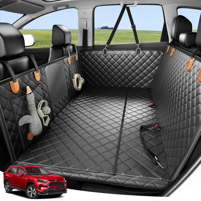 Zanch Heavy-Duty Dog Car Seat Cover, Flat Solid Back Seat Seat