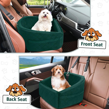NEEZUKAR Dog Car Seat for Small Medium Dogs,Detachable Washable Seat