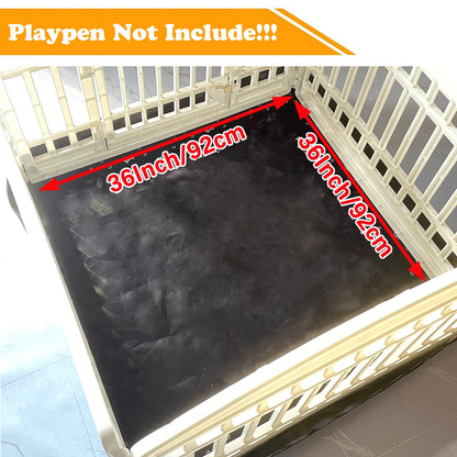 Dog Playpen Bottom Pad Fits for 4 Panels Exercise Pet Playpen