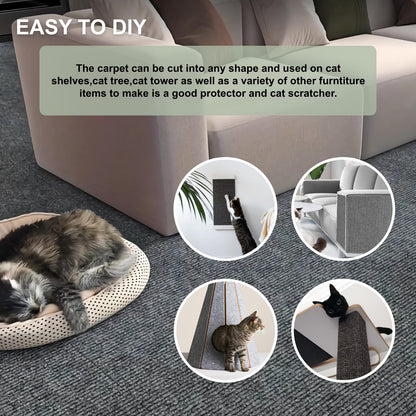Cat Scratch Couch Furniture Protector, Adhesive Cat Scratch Pad