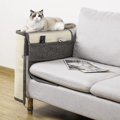 Upgraded Cat Scratch Sisal Sofa Protector,Furniture Couch Cover