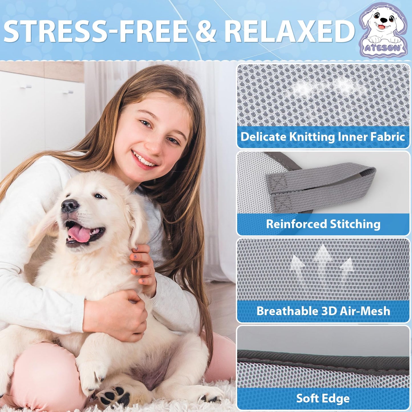 Pet Grooming Hammock Harness for Large Giant Dogs Nail Trimming