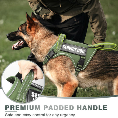 WINSEE Tactical Dog Harness, No Pull Dog Harness