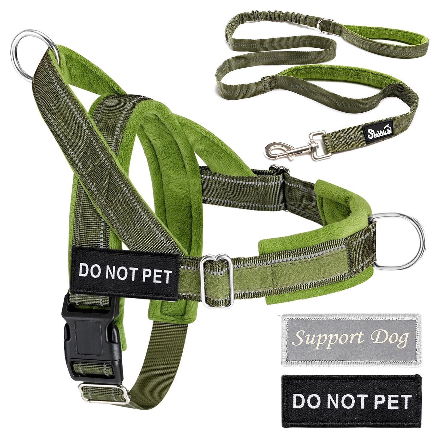 Lukovee No Pull Dog Harness Leash Set Heavy Duty Dog Vest Harness