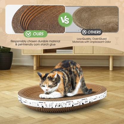 3Pack Extra Large Versatile Cardboard cat Scratcher Lounger bed Board