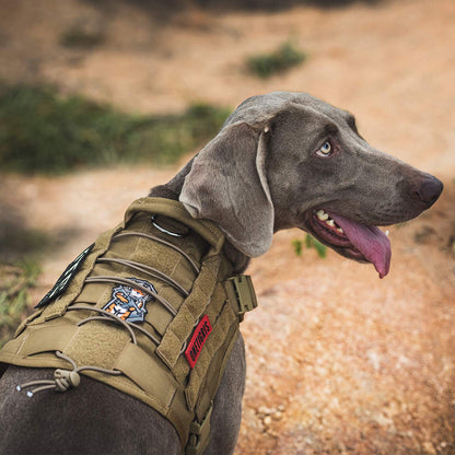 OneTigris Dog Harness,Tactical Dog Harness with Handle,No-Pull Hook