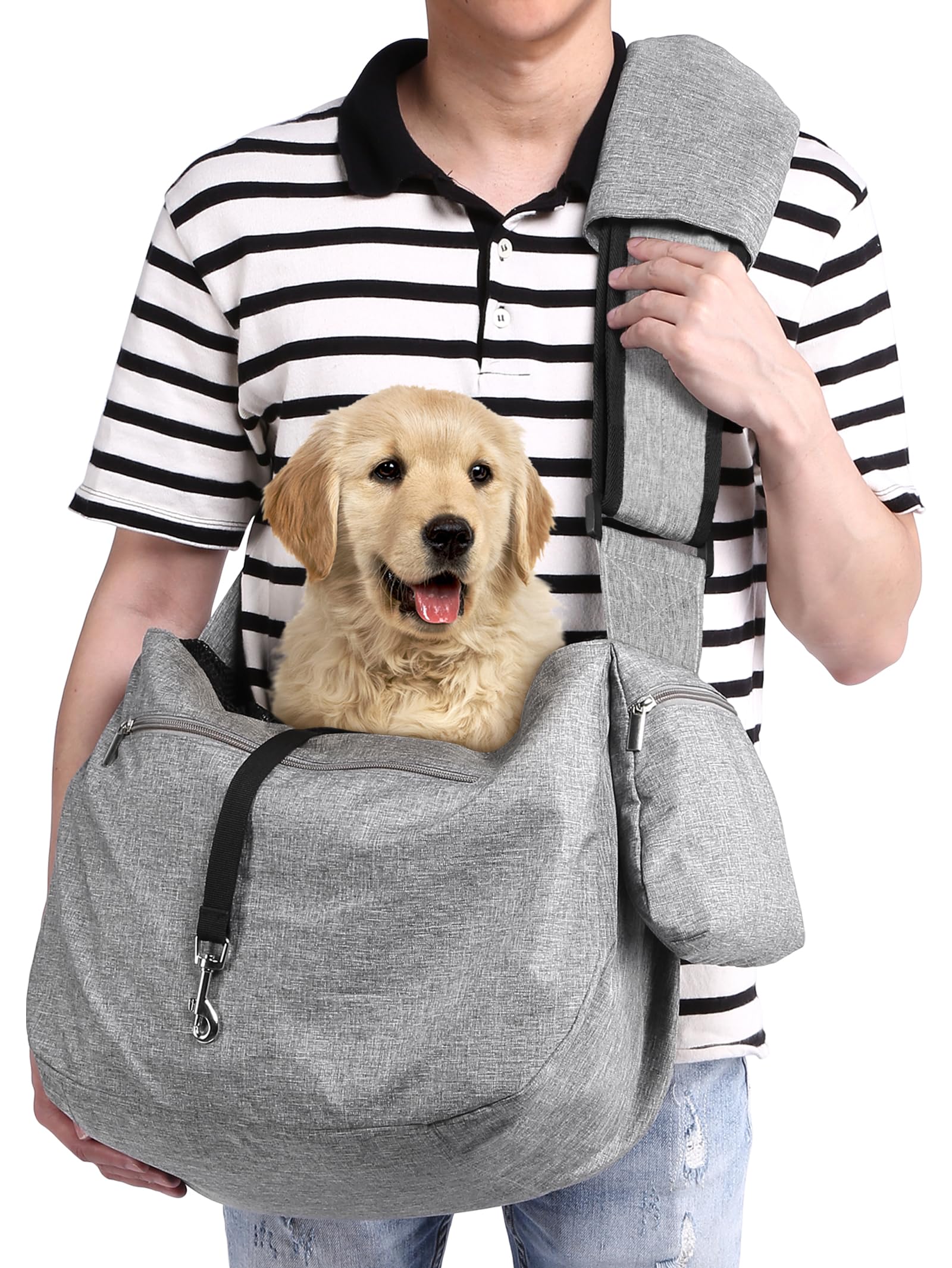 Ownpets Pet Sling Carrier, Fits 15 to Extra-Large Dog/Cat Sling Bag