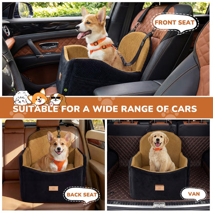 Dog Car Seat for Medium/Small Dogs, Dog Booster Car Seat, Pet Seat