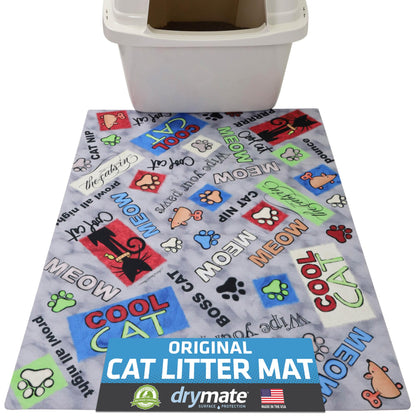 Drymate Cat Litter Box Mat, Litter Trapping Mat, Waterproof Mat