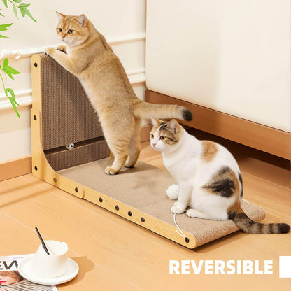 Markarbarka Reinforced Cat Scratcher, L-Shaped Wall Mount Pad