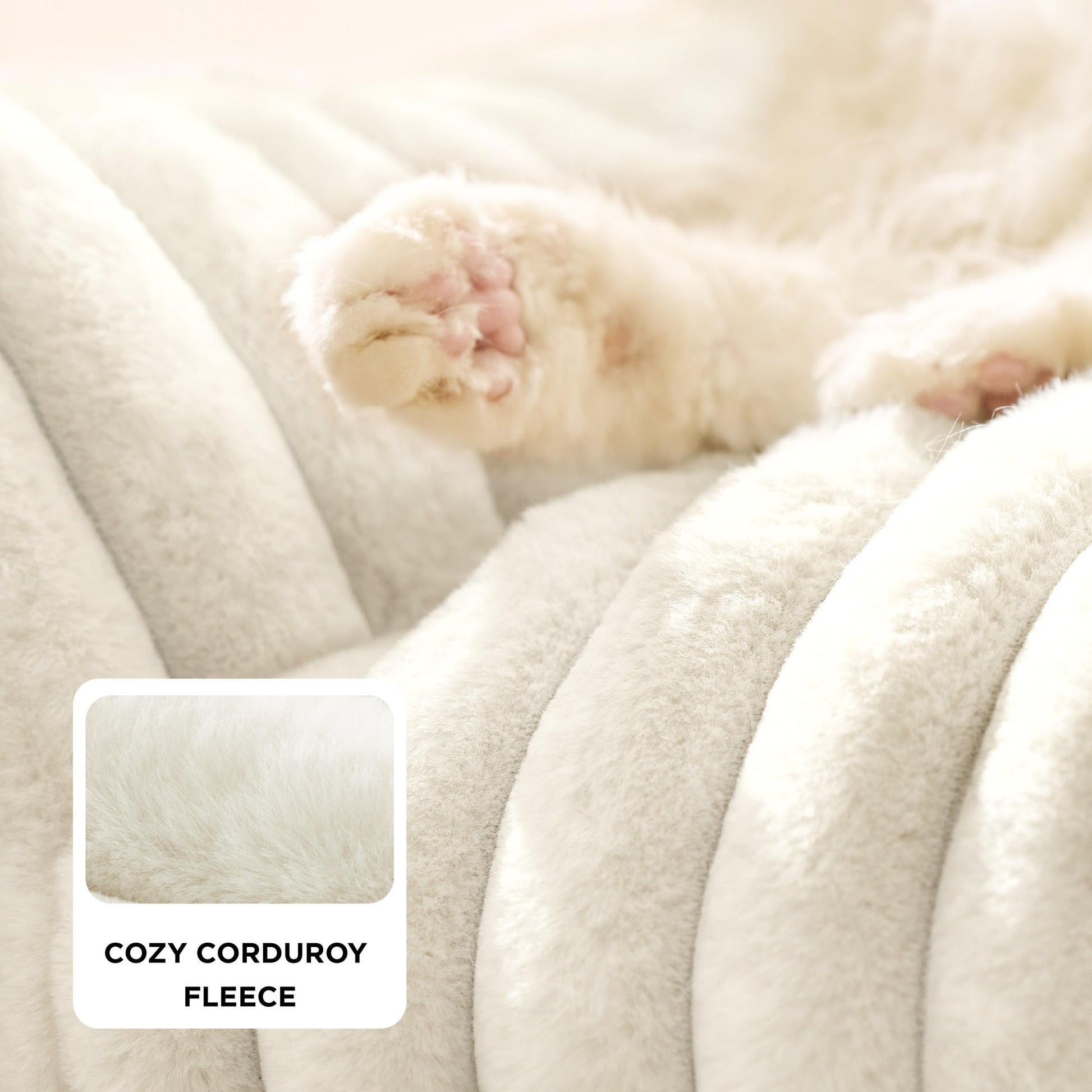 Bedsure ComfyFleece™ Cute Cat Couch for Pets As Seen on TV on Cover