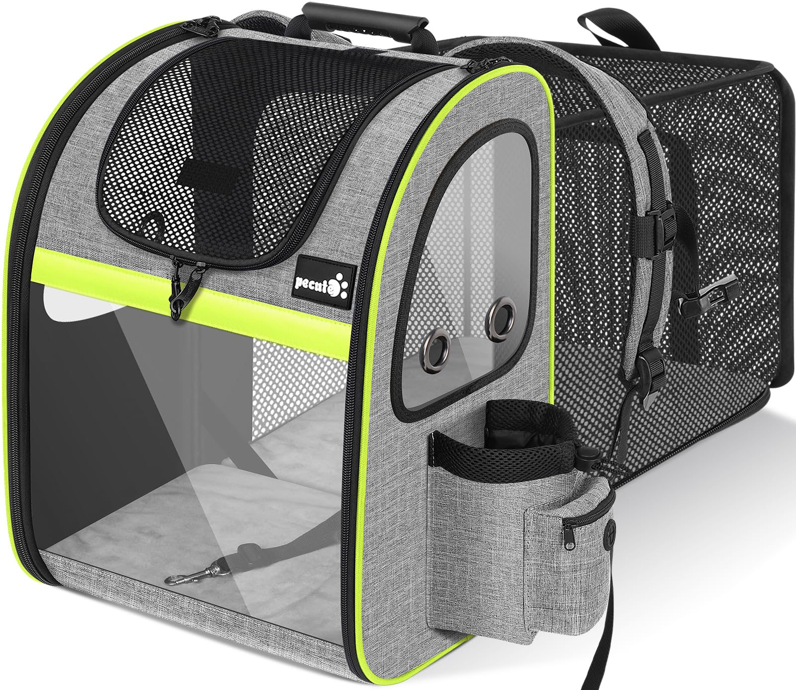 Pecute Pet Carrier Backpack, Cat Backpack Carrier, Expandable Carrier