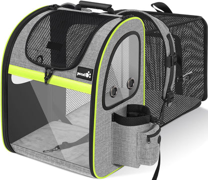 Pecute Pet Carrier Backpack, Cat Backpack Carrier, Expandable Carrier