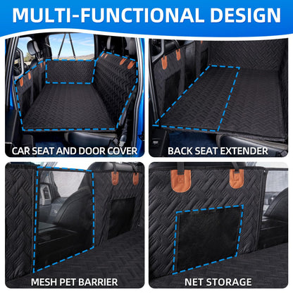 MAXFUT Truck Dog Seat Cover Back Seat,Back Seat Extender for Seat