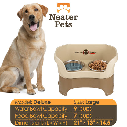 Neater Pet Brands Neater Feeder Deluxe Mess Proof Dog Bowls Bowl