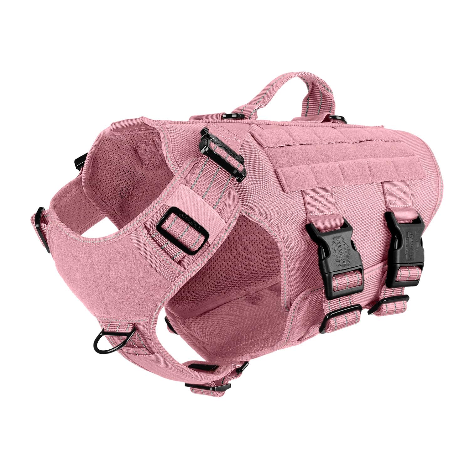 ICEFANG GN3 Tactical Dog Harness for Large Dogs, 6X Quick-Release Clip