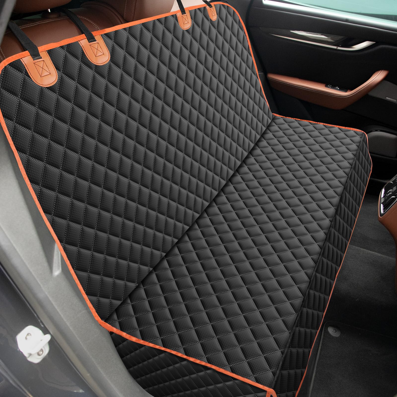 MIXJOY Dog Seat Cover for Back Seat Waterproof Dog Seat Covers Seat