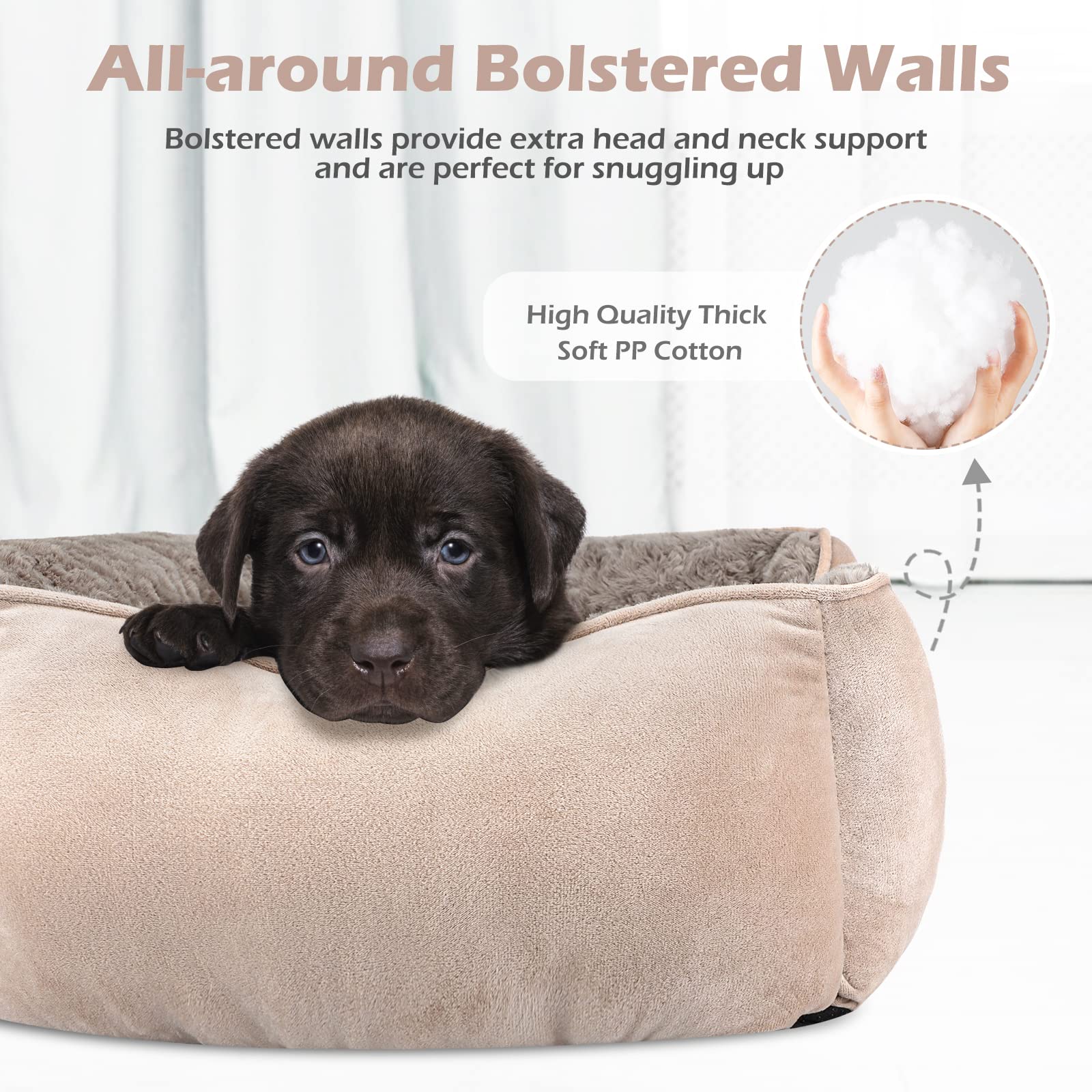 INVENHO Small Dog Bed for Medium to Large Dogs Rectangle, Bed