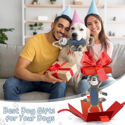 BUYPOW Dog Toys for Large Dog Plush Squeaky Medium Small Dog Toys