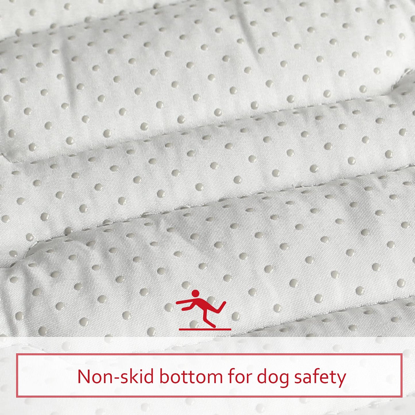 Moonsea Dog Crate Mat (24" X 18") 2 Pack, Soft Bed Mat with Cute Bed