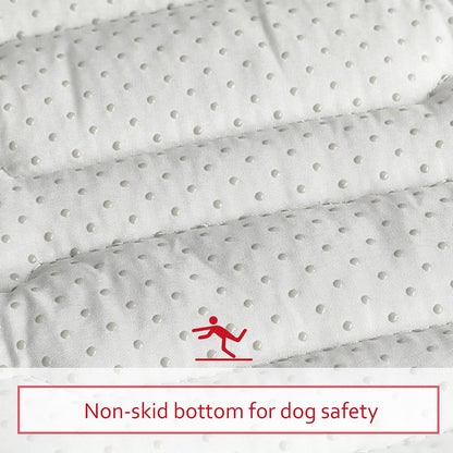 Moonsea Dog Crate Mat (24" X 18") 2 Pack, Soft Bed Mat with Cute Bed
