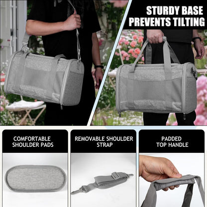 Yipincover Cat Carrier, Soft-Sided Airline Approved Pet Carrier