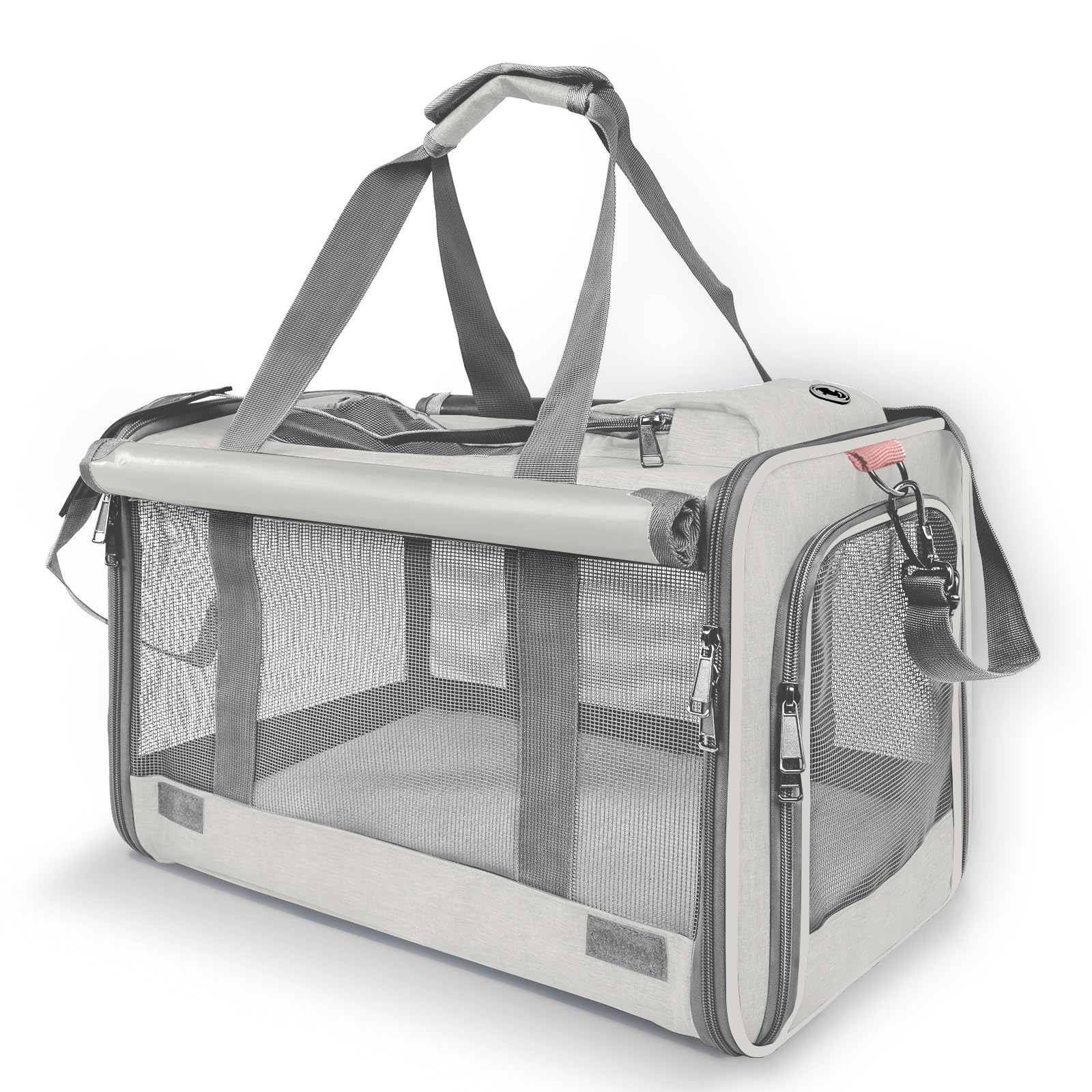 GAPZER Pet Carrier for Large Cat Soft-Sided Animal Traveling Bag