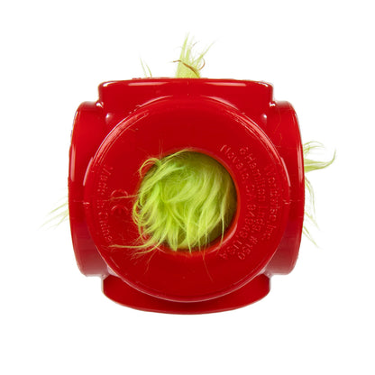 goDog Holiday Collection 2-in-1 Cage Ball Dog Toy with Furballz Plush