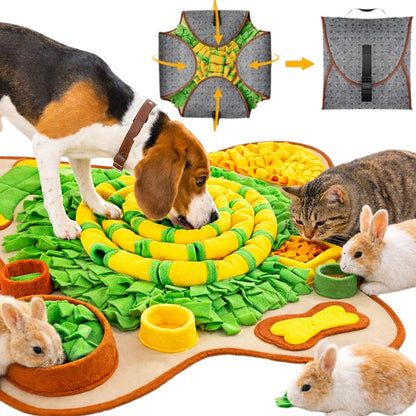 HOPET Snuffle Mat for Dogs Large Breed, x28.3'' Interactive Puzzle