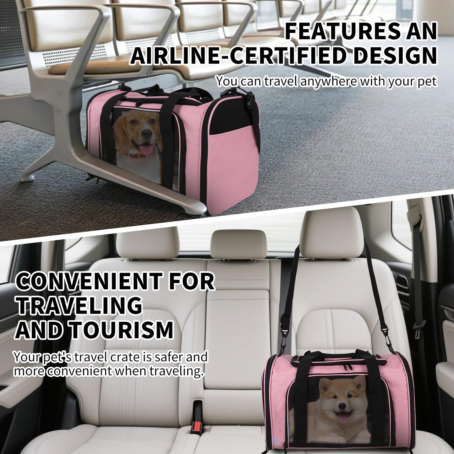 Yipincover Cat Carriers Soft-Sided,Pet Carrier