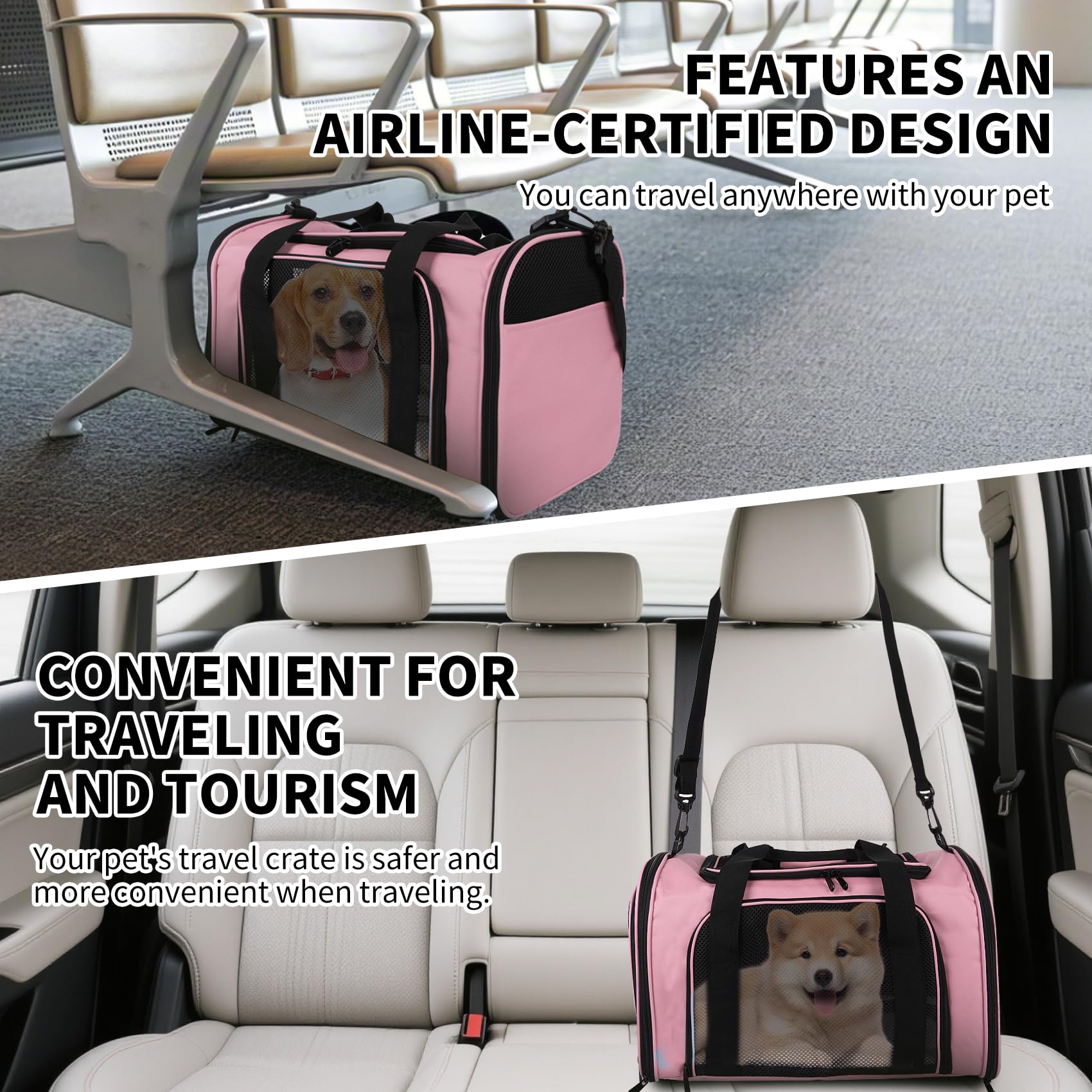 Yipincover Cat Carriers Soft-Sided,Pet Carrier