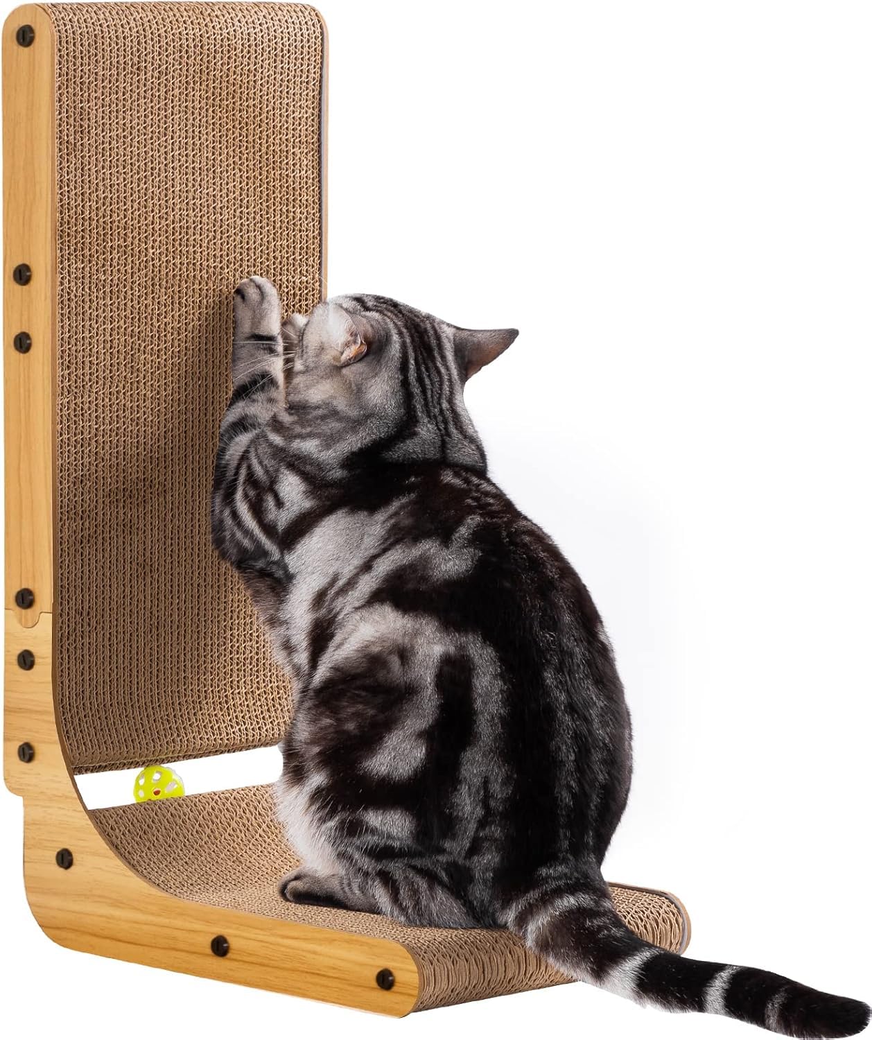 Poils bebe L Shape Cat Scratcher, Cat Scratchers for Indoor Scratchers
