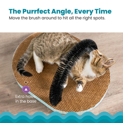 Catstages Scratch Groom Cat Scratcher with Removable Curved Scratcher