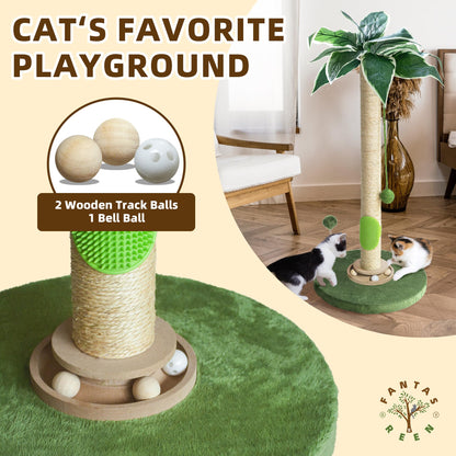 Fantasreen Cat Scratching Post 33'' Cat Scratcher Tall Posts