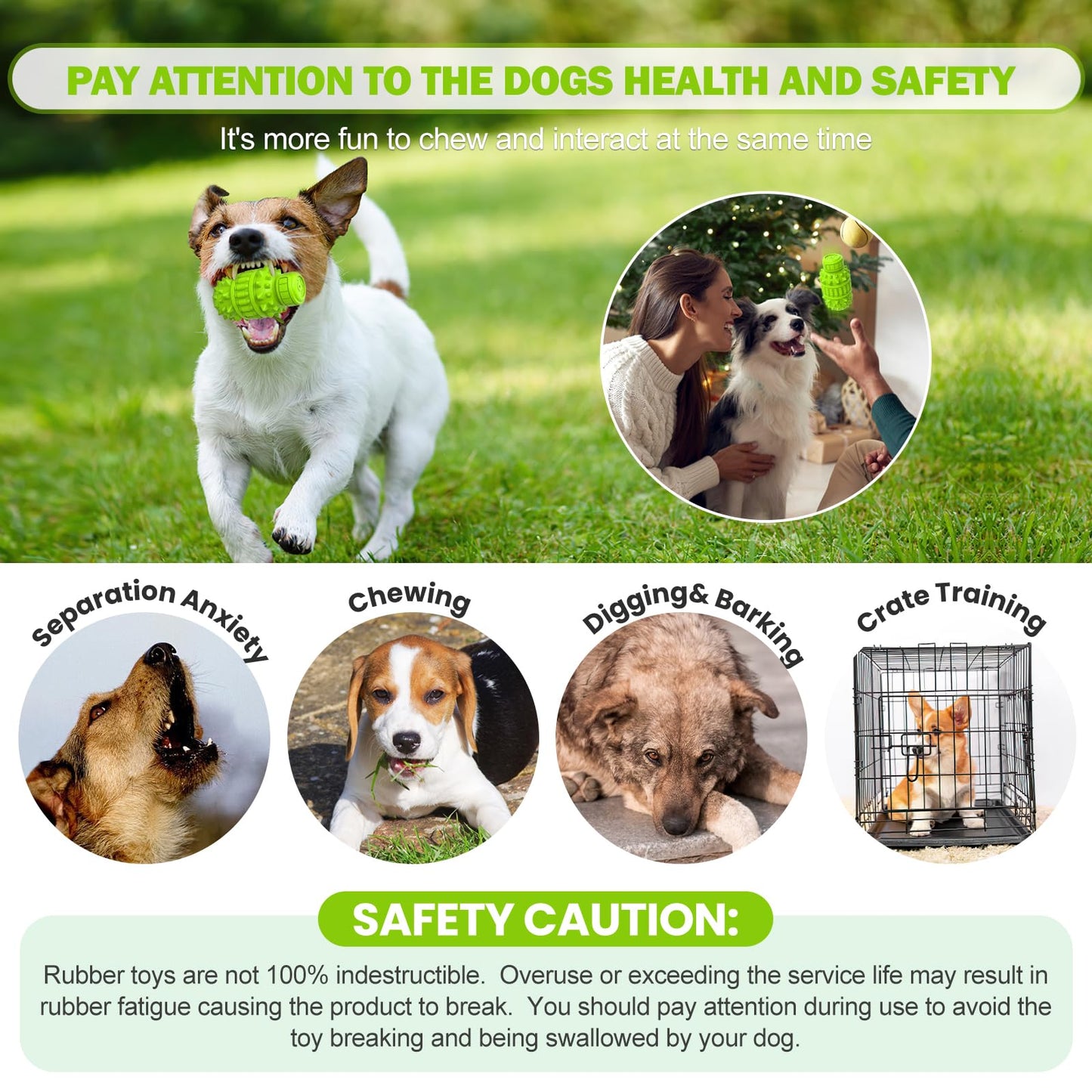 PIFFZEDO Dog Toys for Aggressive Chewers,Interactive Natural Chew