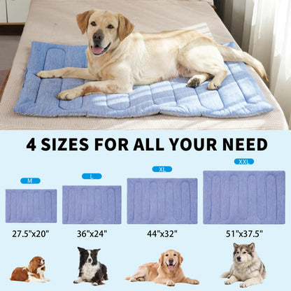 MARUNDA Dog Cooling Mat, No Need to Freeze Or Refrigerate This Cool