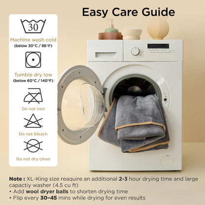 Bedsure Waterproof Blanket for Bed Queen Size- Sherpa Fleece Bed