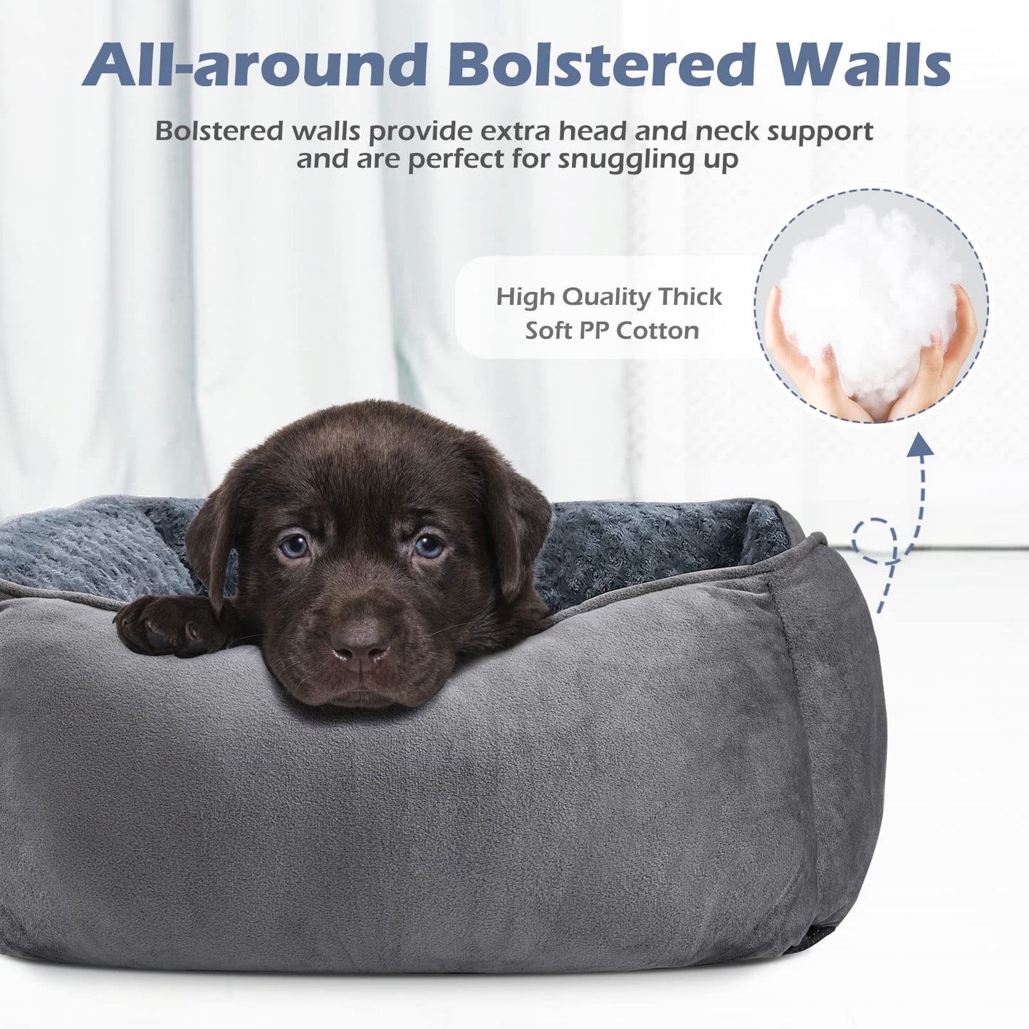 INVENHO Large Dog Bed for Large Medium Small Dogs, Rectangle Bed