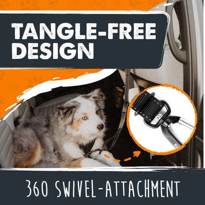 Mighty Paw Dog Seat Belt For Car Headrest Distraction Free Harness