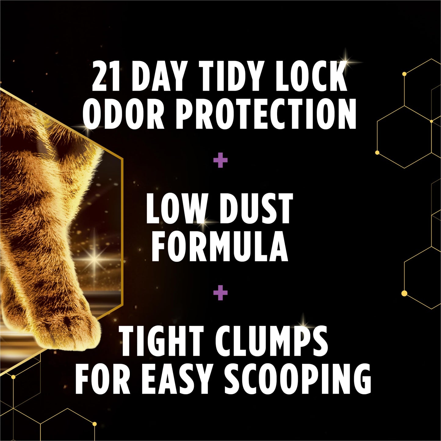 Purina Tidy Cats Performance Plus Tidy Feet Scented Low Tracking Box