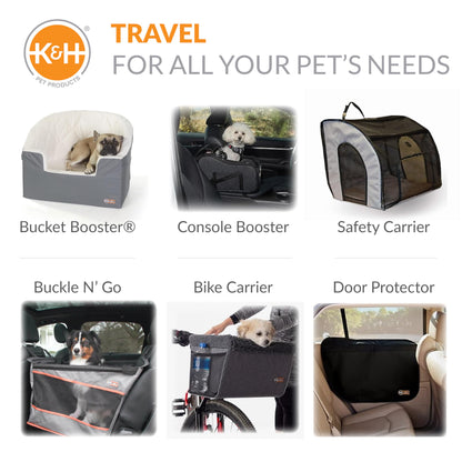 K&H Pet Products Bucket Booster Dog Car Seat for Small Dogs, Seat Seat