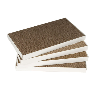 Amazon Basics Corrugated Cardboard Cat Scratcher, Scratching Board