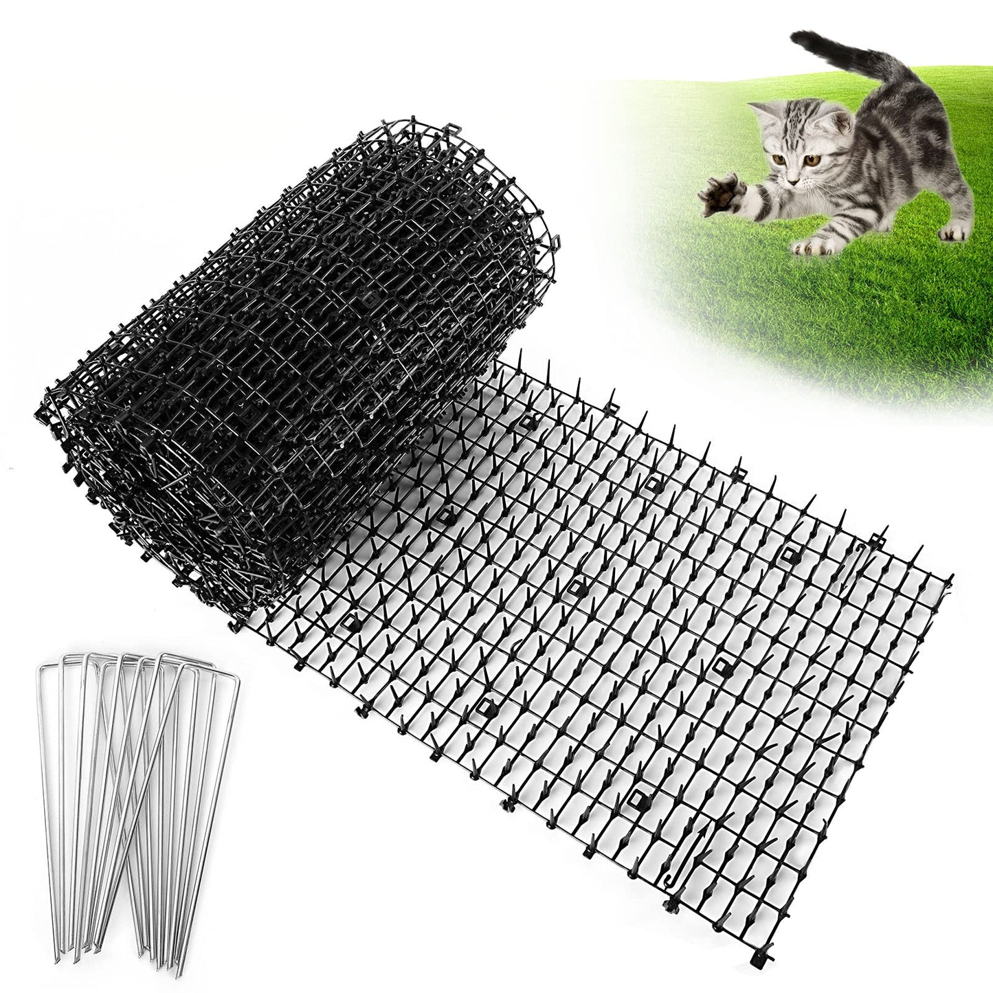x Scat Mat for Cats, Cat Scat Mat with Spikes, Anti-Cats Deterrent Mat