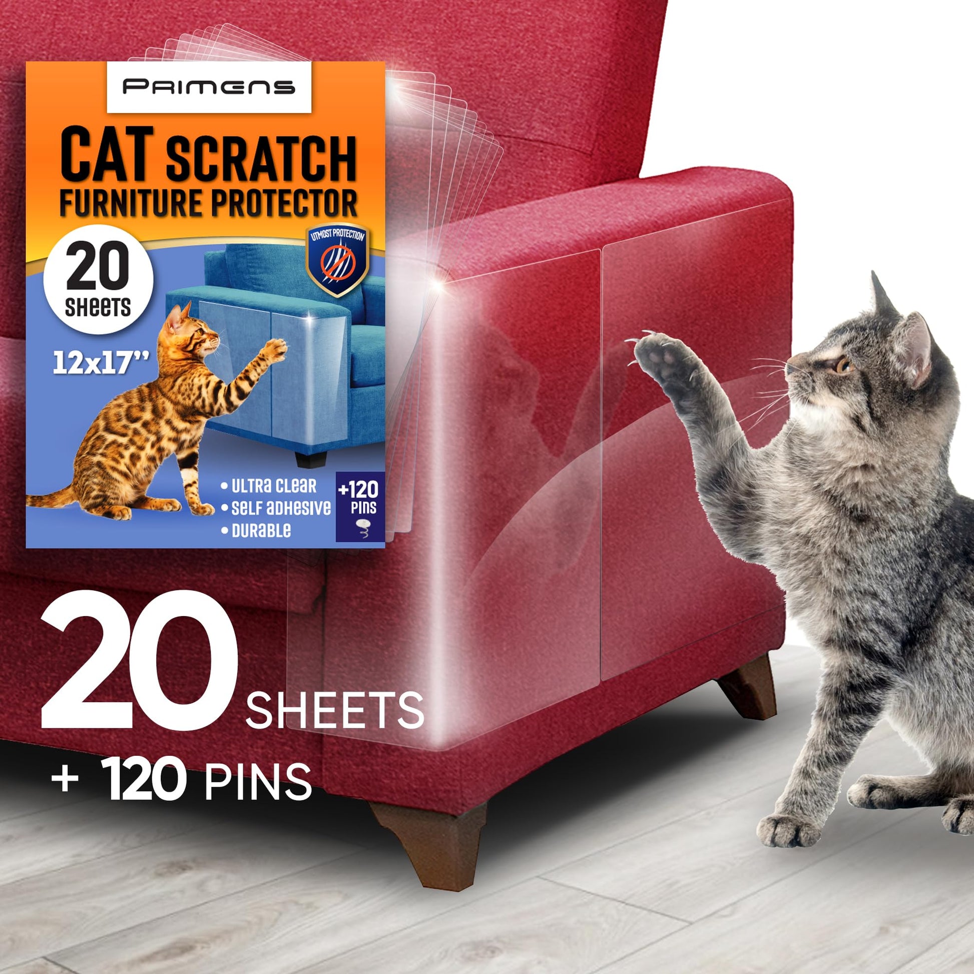 Heavy Duty Cat Scratch Deterrent Furniture Protectors for Furniture