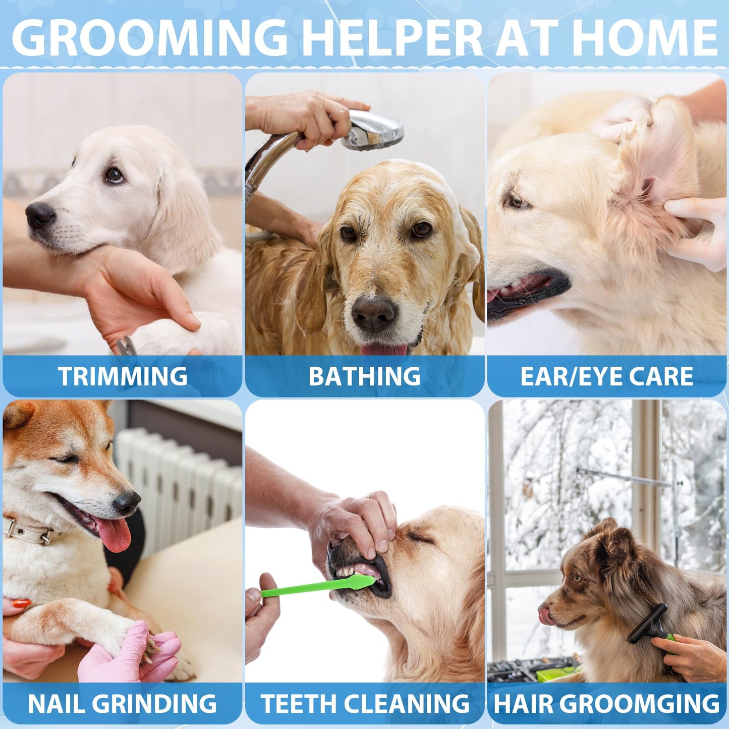 Pet Grooming Hammock Harness for Large Giant Dogs Nail Trimming
